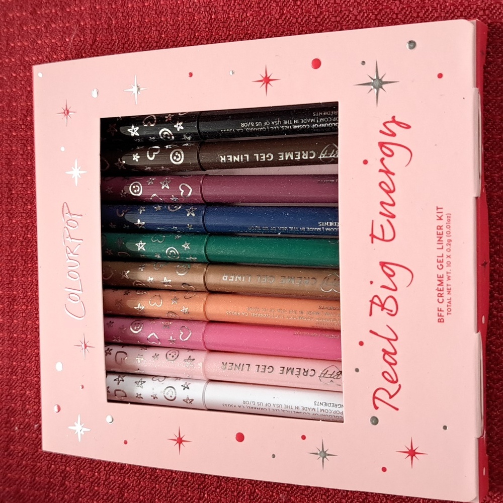 ❤️PRICE WON'T DROP❤️ NEW Colourpop Real Big Energy BFF Gel Liner Kit
